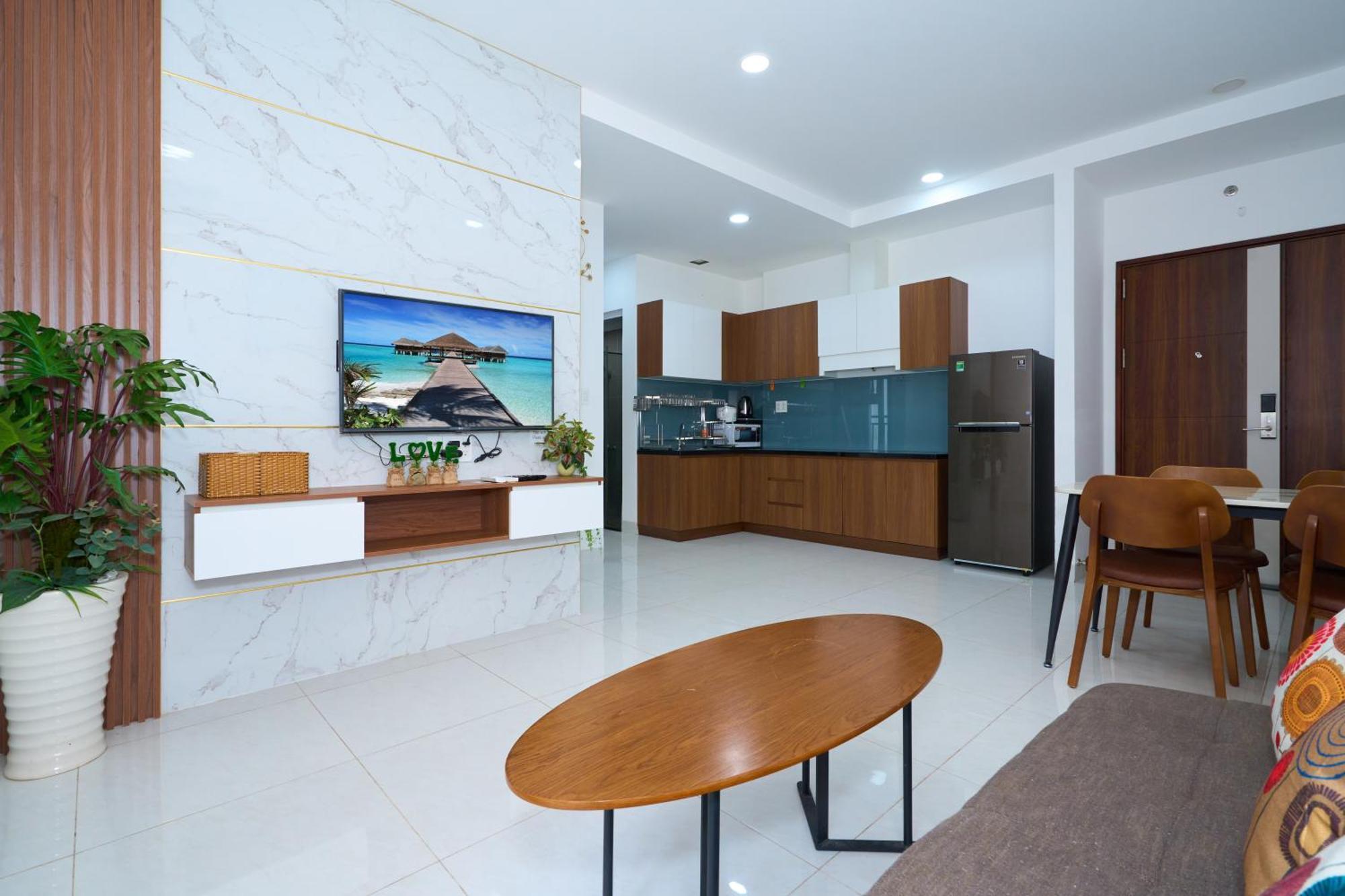 130 négyzetméteres, 2 hálószobás Apartman 2 fürdőszobával Thang Tam területén Vung Tau Kültér fotó