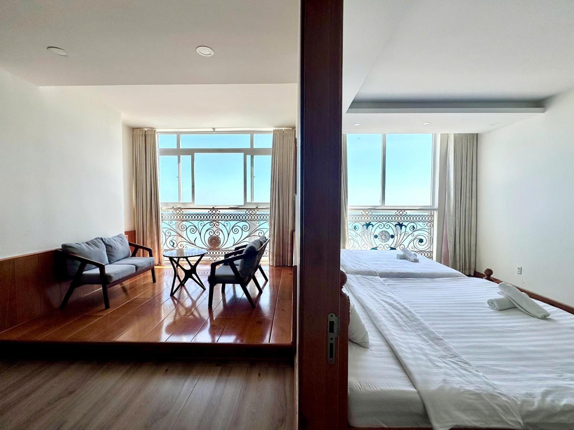 130 négyzetméteres, 2 hálószobás Apartman 2 fürdőszobával Thang Tam területén Vung Tau Kültér fotó